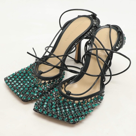 Bottega Veneta Ankle Wrap Sandals - Picture 6 of 8